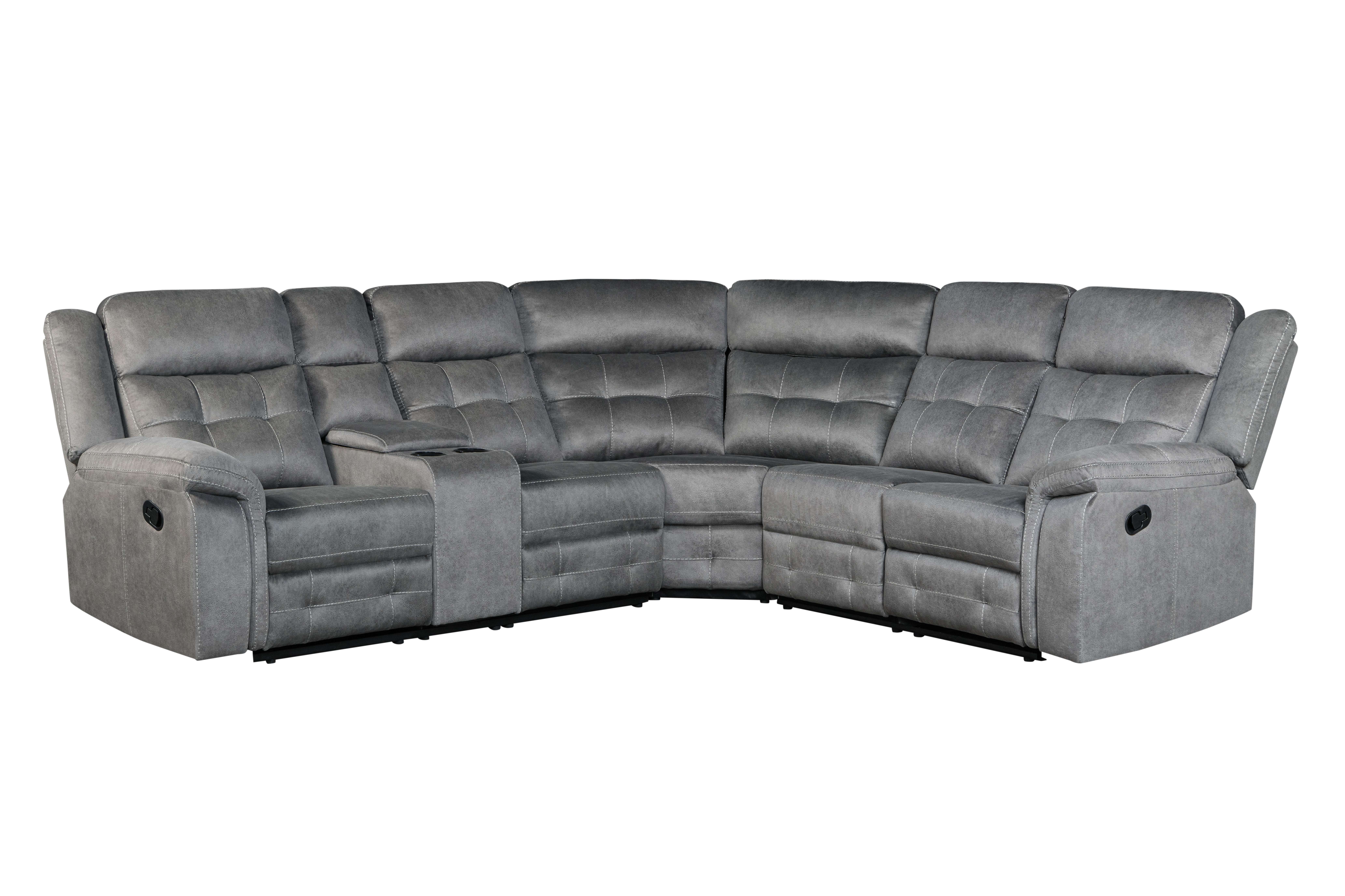 Keystone-59933- Manual reclining sectional